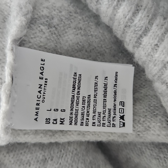 American Eagle Outfitters Light Gray Women's Cardigan - Picture 3 of 3